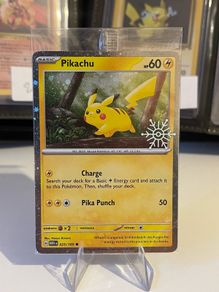 Pikachu 25/165 - Snowflake Stamp Sealed