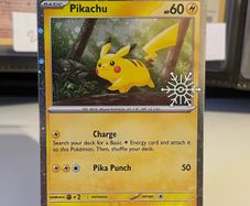 Pikachu 25/165 - Snowflake Stamp Sealed