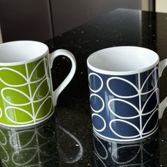Orla Kiely Rare Large Linear Stem Mugs