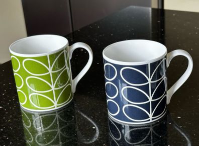 Orla Kiely Rare Large Linear Stem Mugs