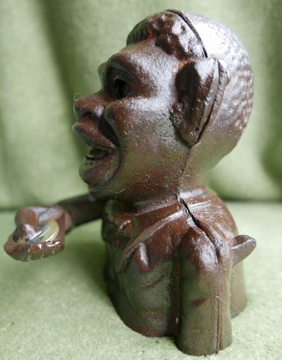 Antique Cast Iron Money Box