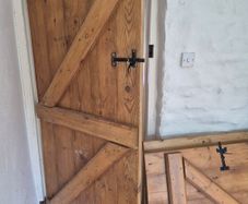 Wood doors 4 traditional Cottage Doors with Iron Hardware
