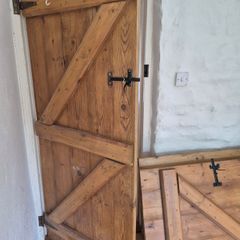 Wood doors 4 traditional Cottage Doors with Iron Hardware