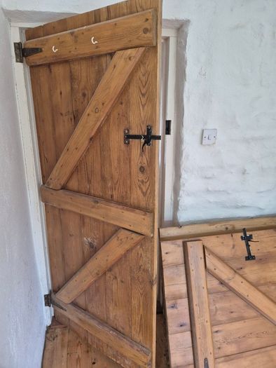 Wood doors 4 traditional Cottage Doors with Iron Hardware