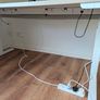 IKEA MITTZON Electric Sit/Stand Desk (160 x 80 cm) - Birch Veneer  White Dual-Mo Image 6