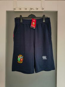 British and Irish Lions Rugby Fleece Shorts Adults South Africa tour SA