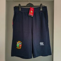 British and Irish Lions Rugby Fleece Shorts Adults South Africa tour SA