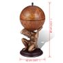 Globe Bar Wine Stand Atlas Design 42x42x85 cm Image 7