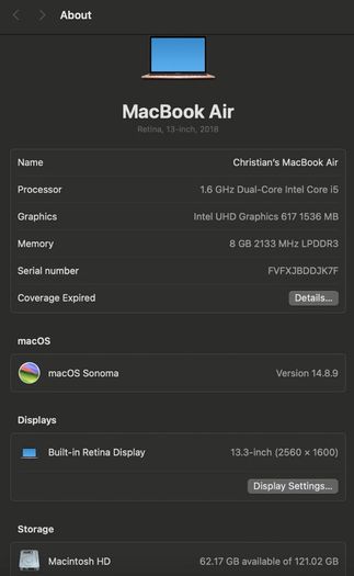 Macbook Air 2018 Rose-Gold