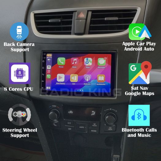 Premium Carplay Suzuki Swift Android Auto Stereo