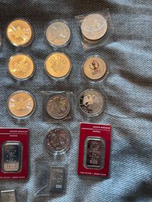 Silver Coins and Bars 1oz , 20g , 10g