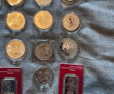 Silver Coins and Bars 1oz , 20g , 10g