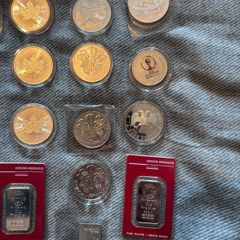 Silver Coins and Bars 1oz , 20g , 10g