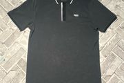 Diesel Mens Short Sleeve Dark Grey Polo Tee Shirt Size Large