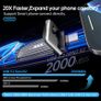 2TB Portable External SSD Flash Drive: SSK 2TB SSD USB C Stick Image 4