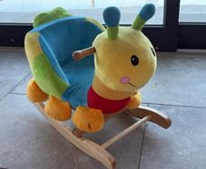 Plush Caterpillar Rocking Chair