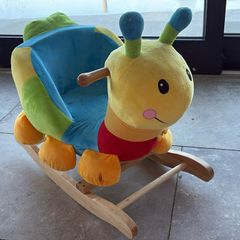 Plush Caterpillar Rocking Chair