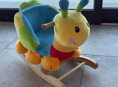 Plush Caterpillar Rocking Chair