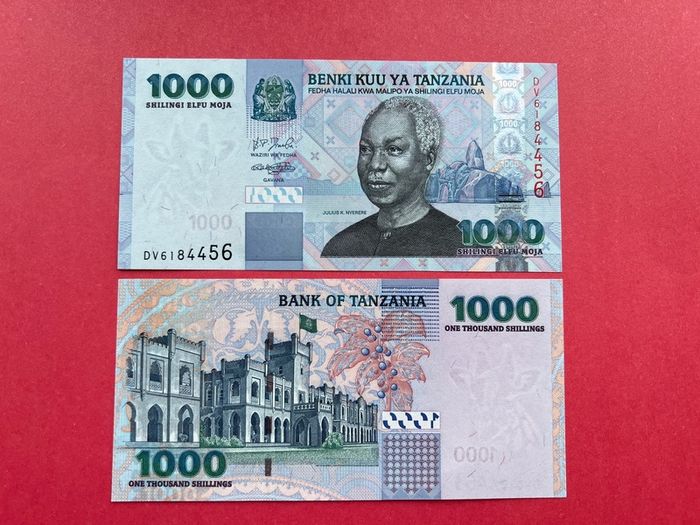 Tanzania  1000  Shillings. 2003. Pick  36b  ( Uncirculated )