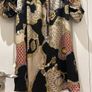 Black dress printed BNWT Villa Image 3