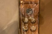 egg holder storage rack display solid wood new