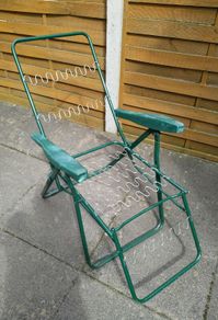 Reclining garden chair