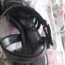 Black cage sandals from NEXT. Forever Comfort Collection Size 4 wide fit. Rrp euro 42 Image 8