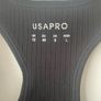 USA Crop Top black medium support size UK 12 New Image 3