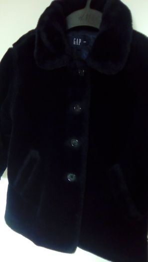 GAP Fake  Fur  Jacket/NAVY