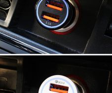 New 5.0V Dual USB Port Fast Car Charger For Apple iPhone