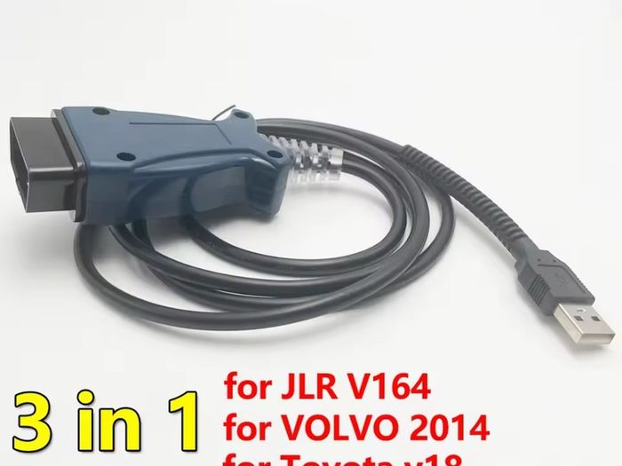 Atmel Chip for Land Rover for Jaguar for Toyota TIS for Volvo Vida 2014d OBD2 Diagnostic Scanner Cable J1850 J2534 PK Mini VCI