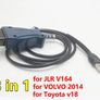 Atmel Chip for Land Rover for Jaguar for Toyota TIS for Volvo Vida 2014d OBD2 Diagnostic Scanner Cable J1850 J2534 PK Mini VCI Image 3
