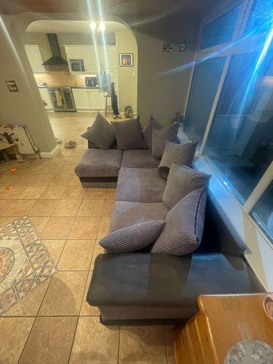 L shaped couch