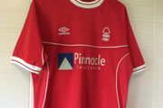 Nottingham Forest FC. Official Umbro Mens Home Jersey. Season 2000/2002. Original From The Time.Not A Modern Day Remake.