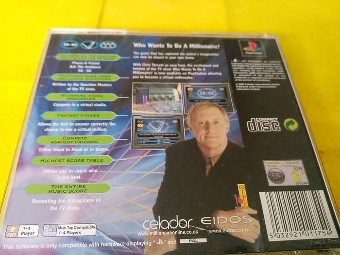 Who Wants to be a Millionaire? PlayStation 1 Ps1 Games PlayStation 2 Ps2 Games Original