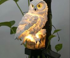 Owl Shape Light LED Solar Garden Light Owl Lawn Lamp Waterproof Solar Led Lights Outdoor Lighting Night Light Decorative Home Garden (FREE POSTAGE)