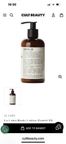 Le labo 33 large body lotion