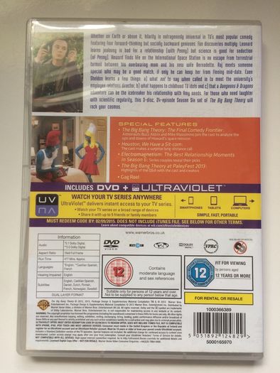 The Big Bang Theory (Complete Seasons 1-7) [DVD TV Boxset]