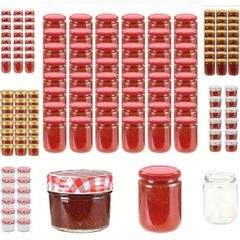 Glass Jam Jars & Lids