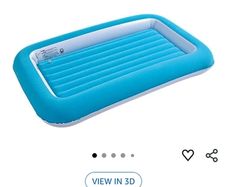 Inflatable kids bed