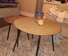 Round coffee tables
