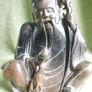 Antique Asian Chinese Carved Soapstone Man Figurine Sculpture Image 7