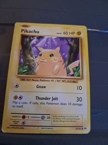Pokemon card Pikachu 2016