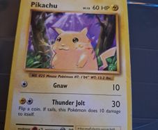 Pokemon card Pikachu 2016