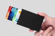 Card Holder Slim Anti Protect Travel ID Cardholder Man Women Rfid Wallet Metal