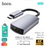 HOCO UA20 Type-C To HDMI Converter USB C HDMI Cable 4K 30Hz Type C to HDMI Converter Adapter For Samsung Type-c USB-C to 4K HDMI Image 5