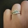 Cat paw silver ring Image 2