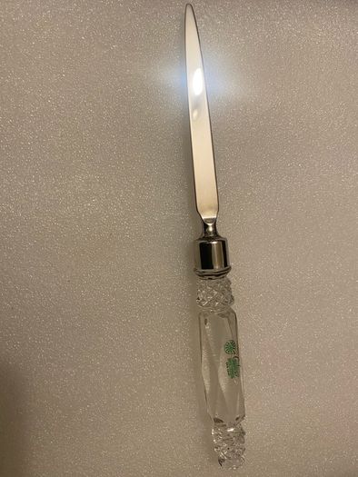 Brand-New Galway Irish Crystal Paper Opener 24% Lead Crystal