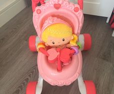 Fisher Price Princess Mommy Stroll along musical walker
