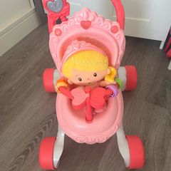 Fisher Price Princess Mommy Stroll along musical walker